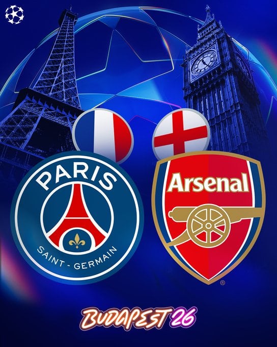 PSG vs Arsenal: Horario y canal de la final de Champions League 2026.