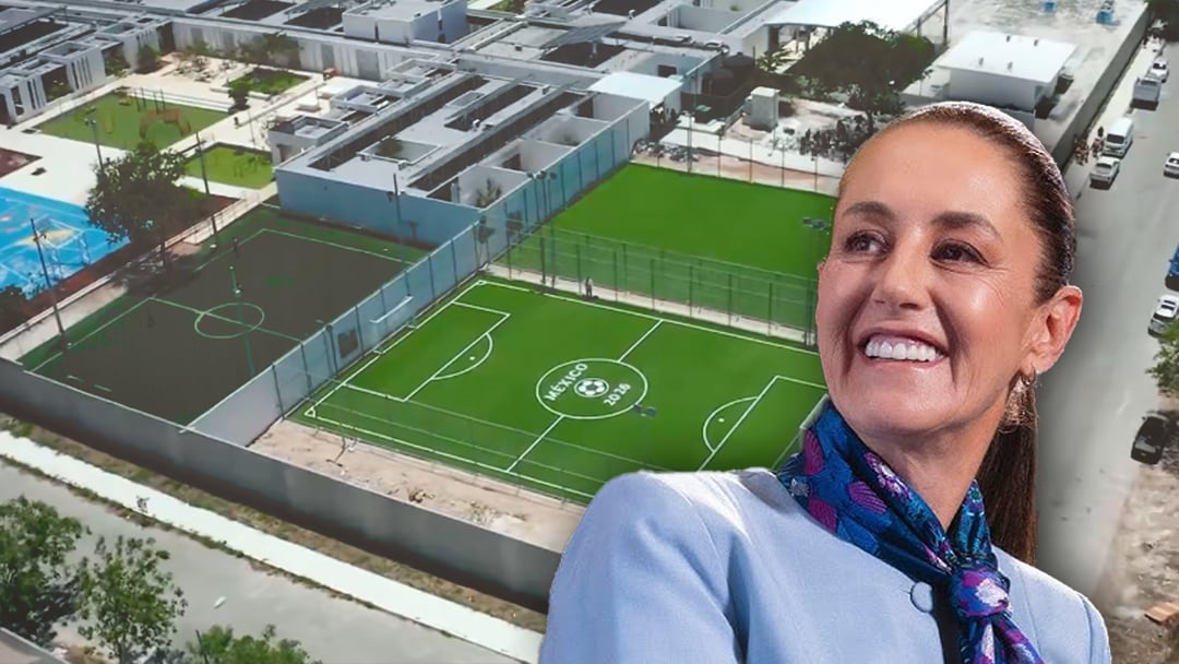 Sheinbaum presenta la construcción y rehabilitación de más de 4,000 canchas de futbol en México
