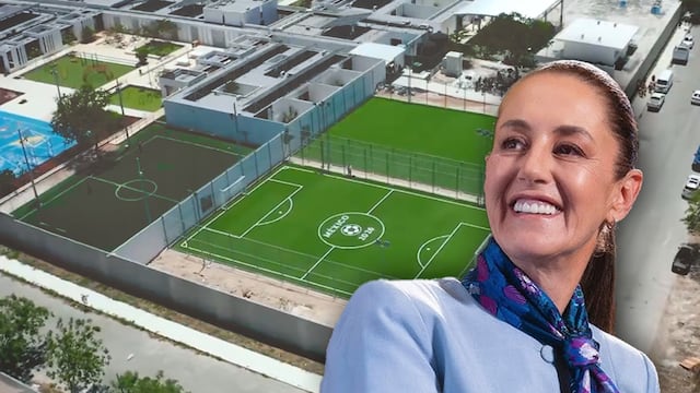 Sheinbaum presenta la construcción y rehabilitación de más de 4,000 canchas de futbol en México