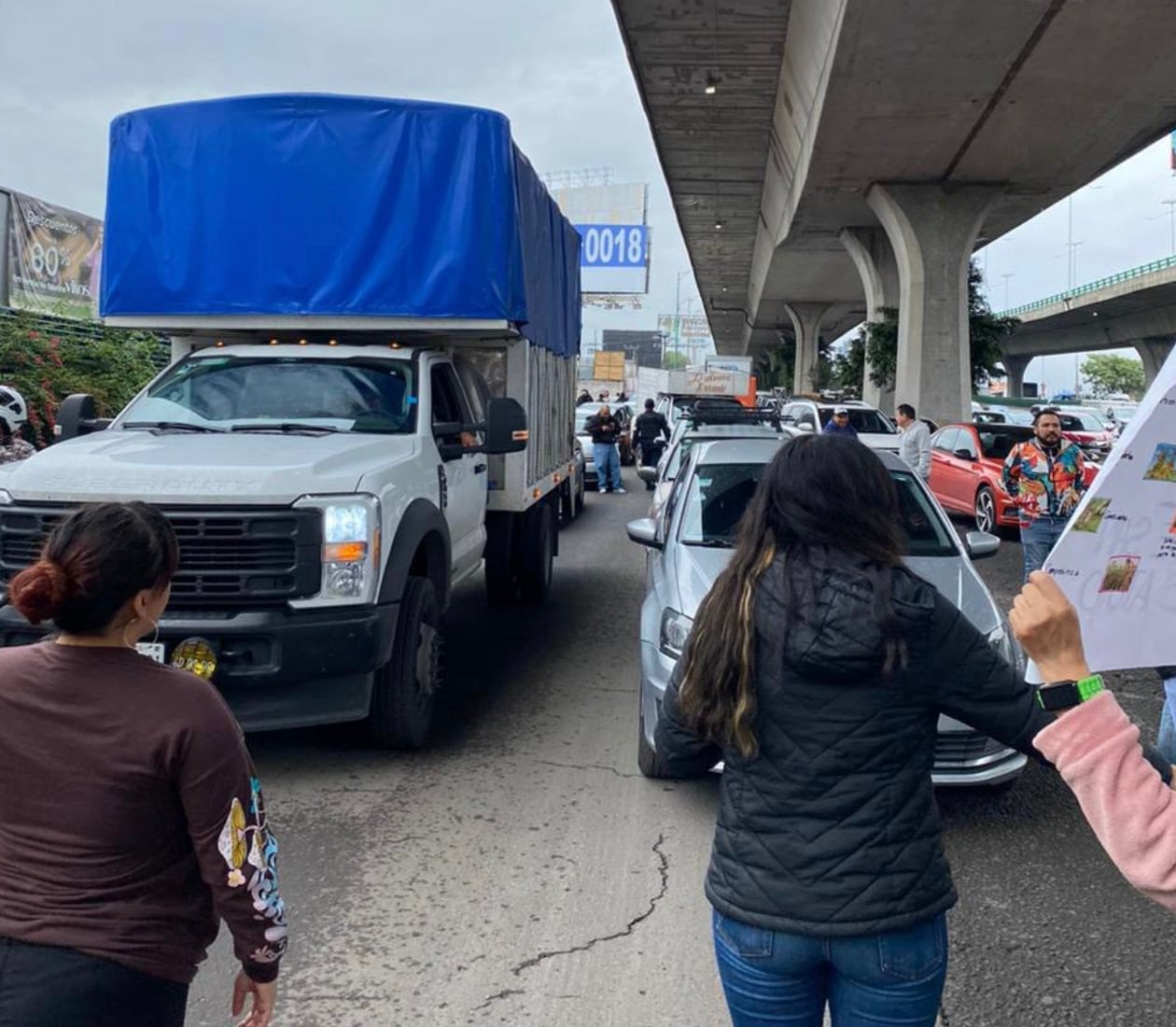 Bloqueo en Periférico Norte hoy 23 de junio