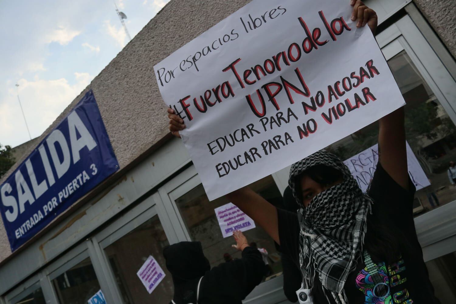 Protesta acoso sexual en la UPN
