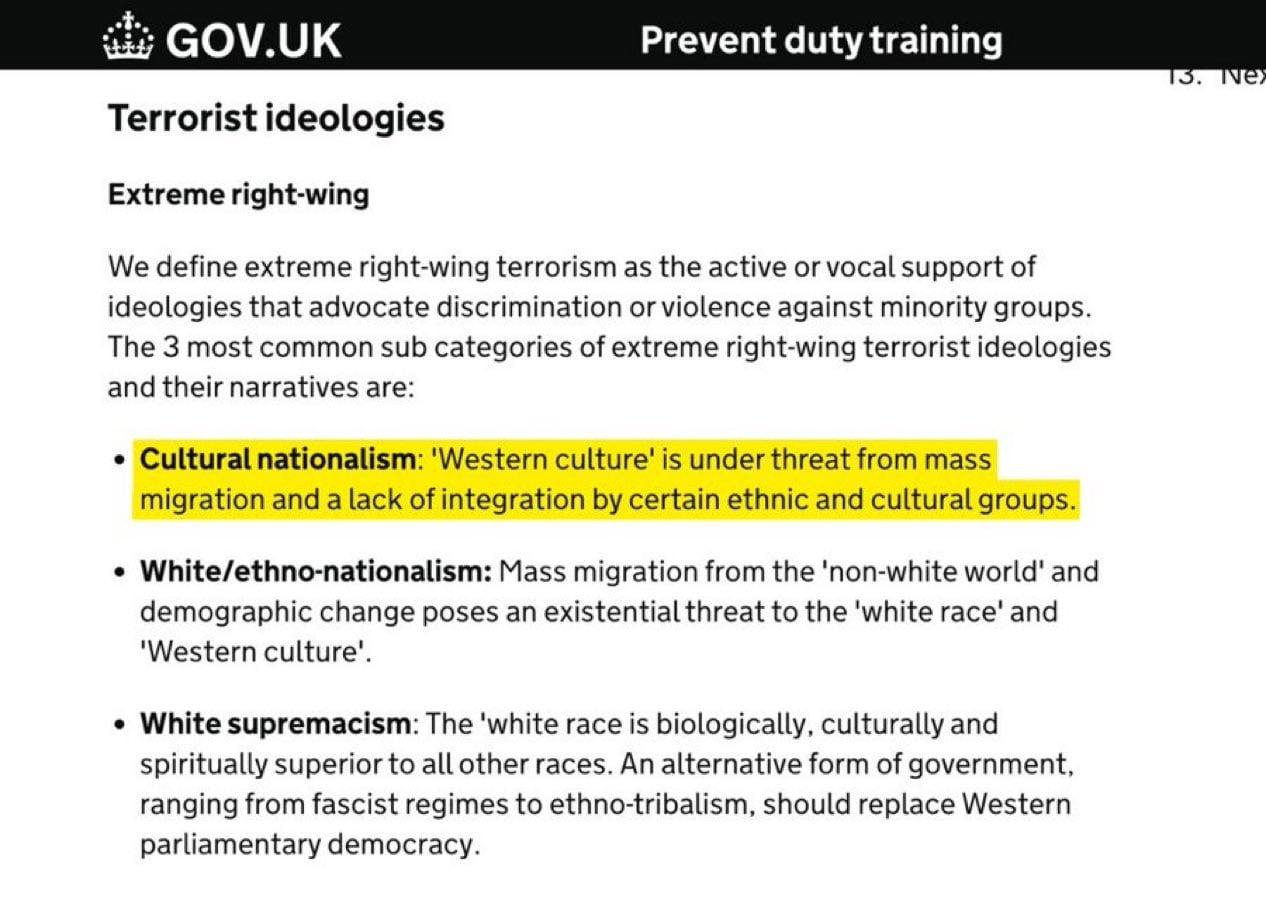 Reino Unido considera "terrorismo ideológico" migración masiva