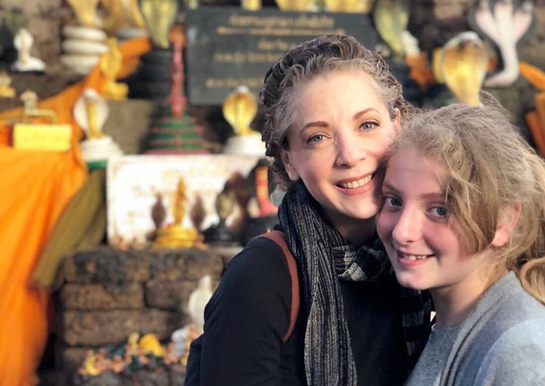 Edith González y su hija Constanza