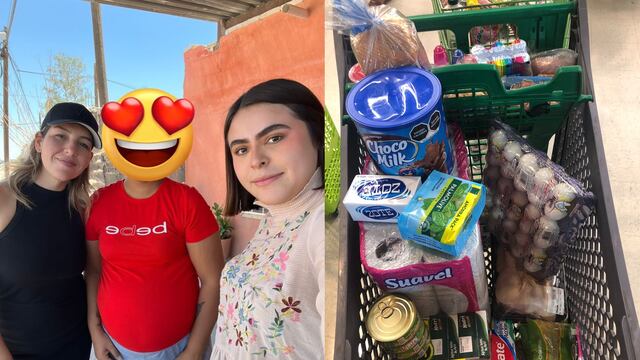 Activistas ayudan a mujer embarazada detenida intentado robar latas de leche