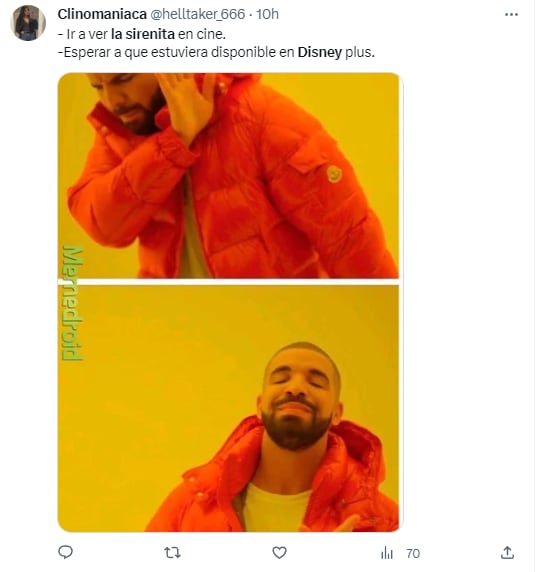 Memes por el estreno de La Sirenita en Disney Plus