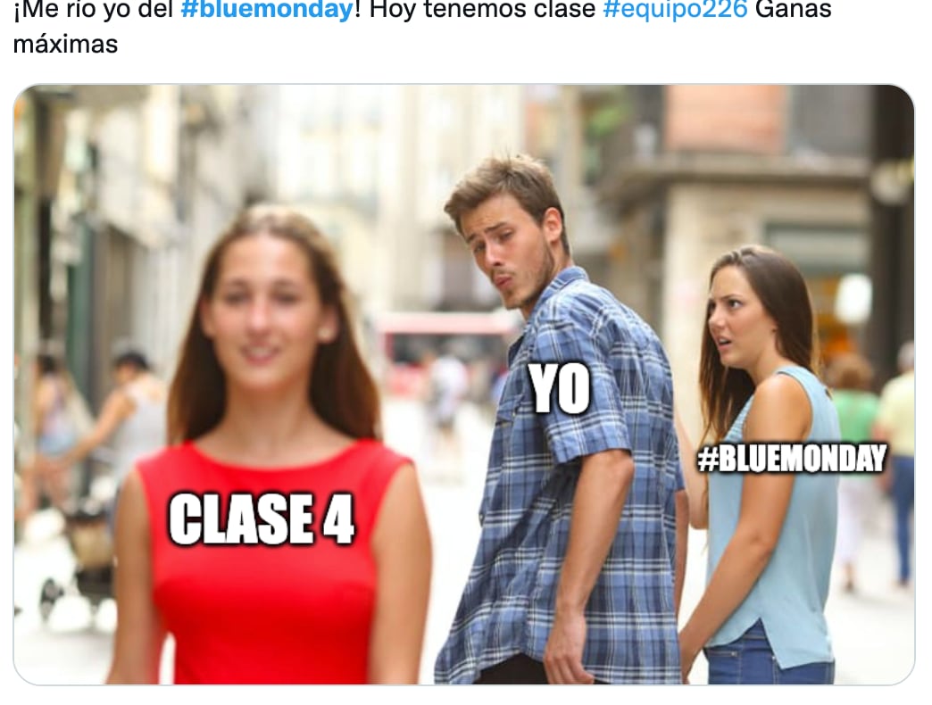 Memes sobre el 'Blue Monday'