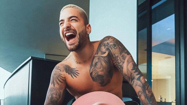 Maluma celebra desnudo nuevo récord de Instagram