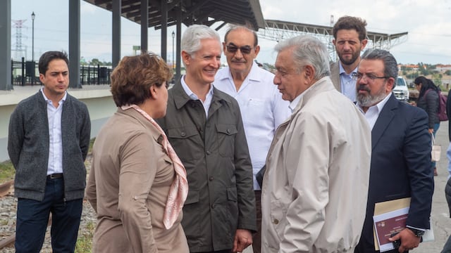 AMLO promete inauguración del Tren Suburbano Lechería-AIFA cuando Delfina Gómez sea gobernadora del Estado de México