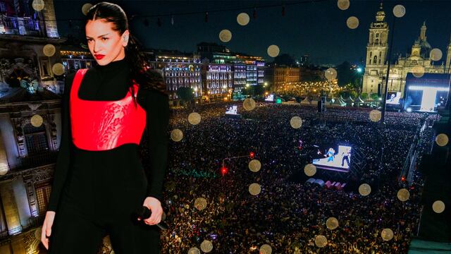Rosalía en el Zócalo de la CDMX