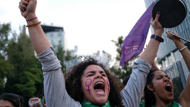 Protesta por el Día Internacional de la Eliminación de la Violencia contra la Mujer de 2020