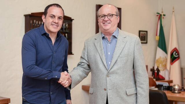 Graco Ramírez y Cuauhtémoc Blaco.