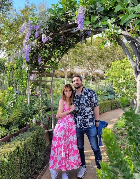 Natalia Téllez  y su novio Antonio Zabala
