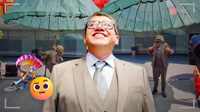 Saúl Monreal se vuelve paracaidista en el Senado