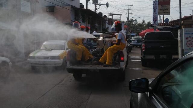 Fumigan sanitizante.