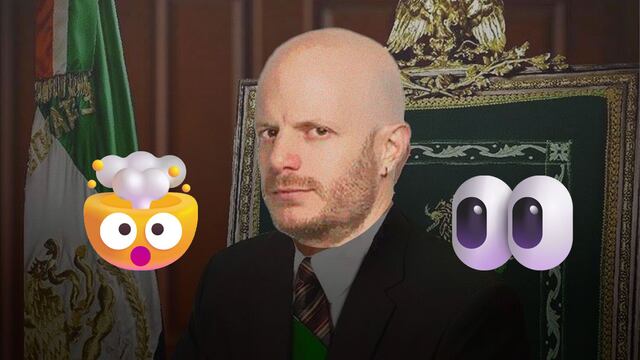 Facundo en cuerpo de presidente de México