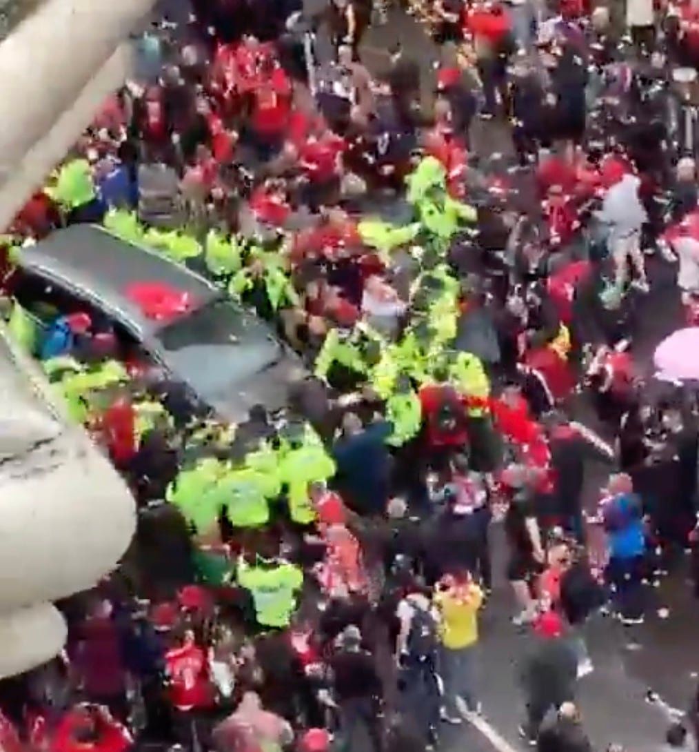 Atropellamiento masivo en Liverpool: