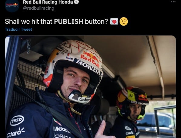 Checo y Verstappen