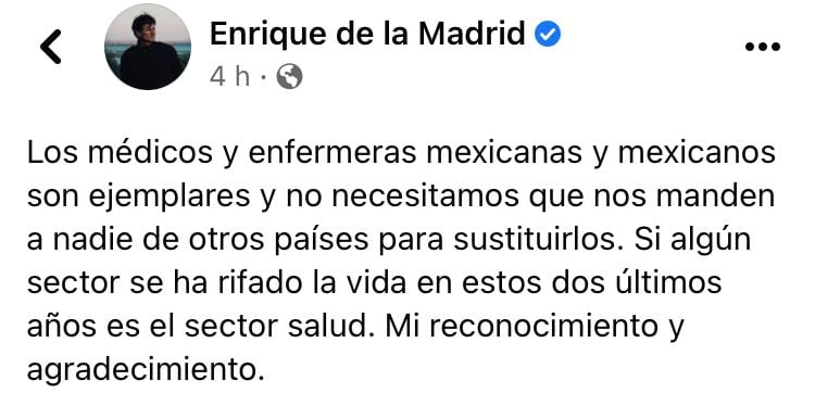 Enrique de la Madrid