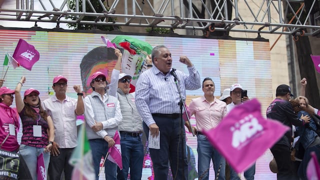 Guadalupe Acosta Naranjo, presidente de Somos México (MX) realizó su primer mensaje como partido político.
