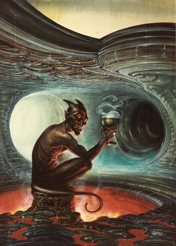 El diablo, ilustración