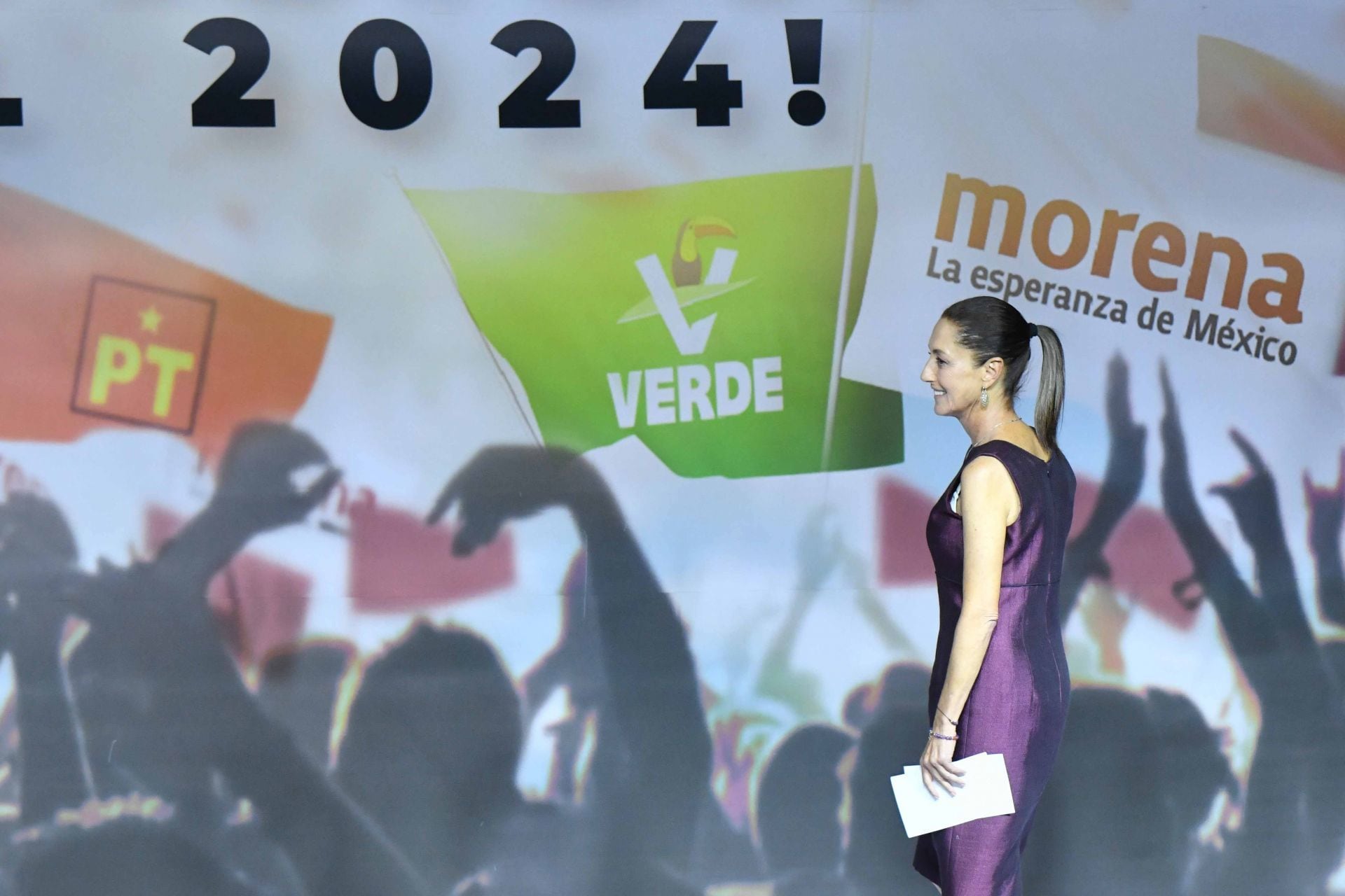 Claudia Sheinbaum Pardo, fue designada mediante encuesta como coordinadora de la 4T