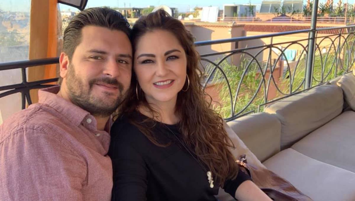 Geovanna Bañuelos de la Torre y su pareja