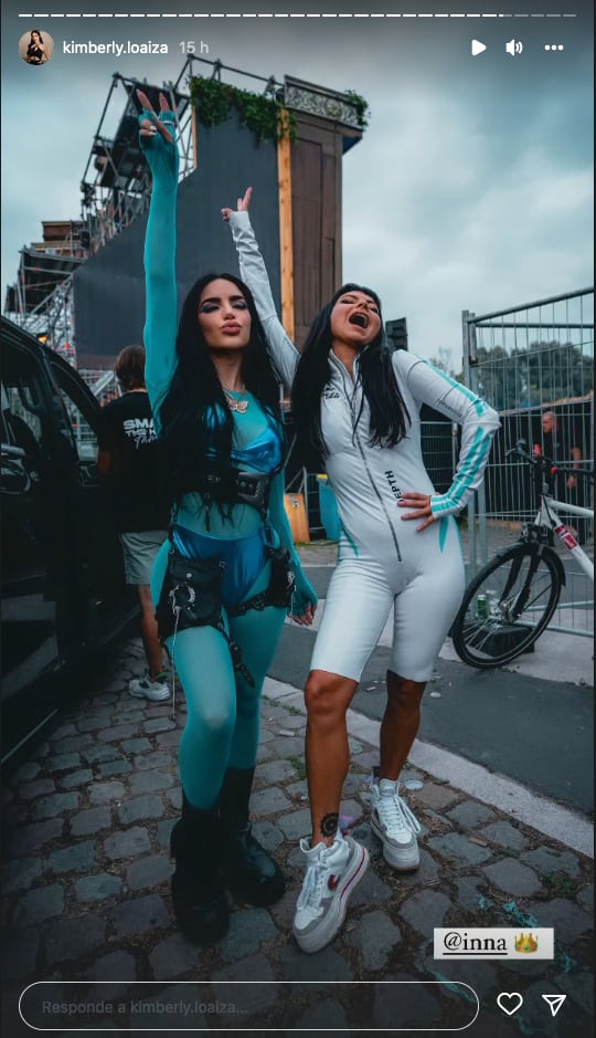Kimberly Loaiza e Inna en Tomorrowland 2022.