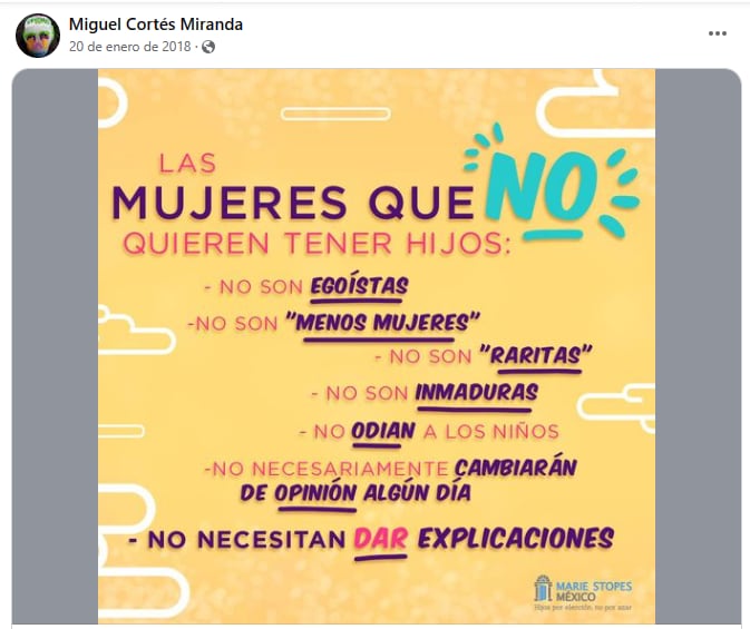 Publicación del feminicida de Iztacalco