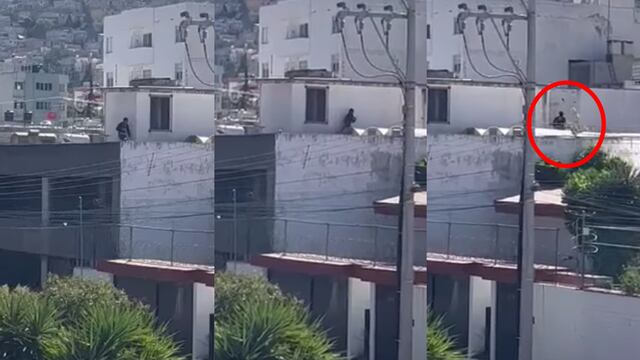 Ladrones acechan en las azoteas de las casas en Pachuca, Hidalgo