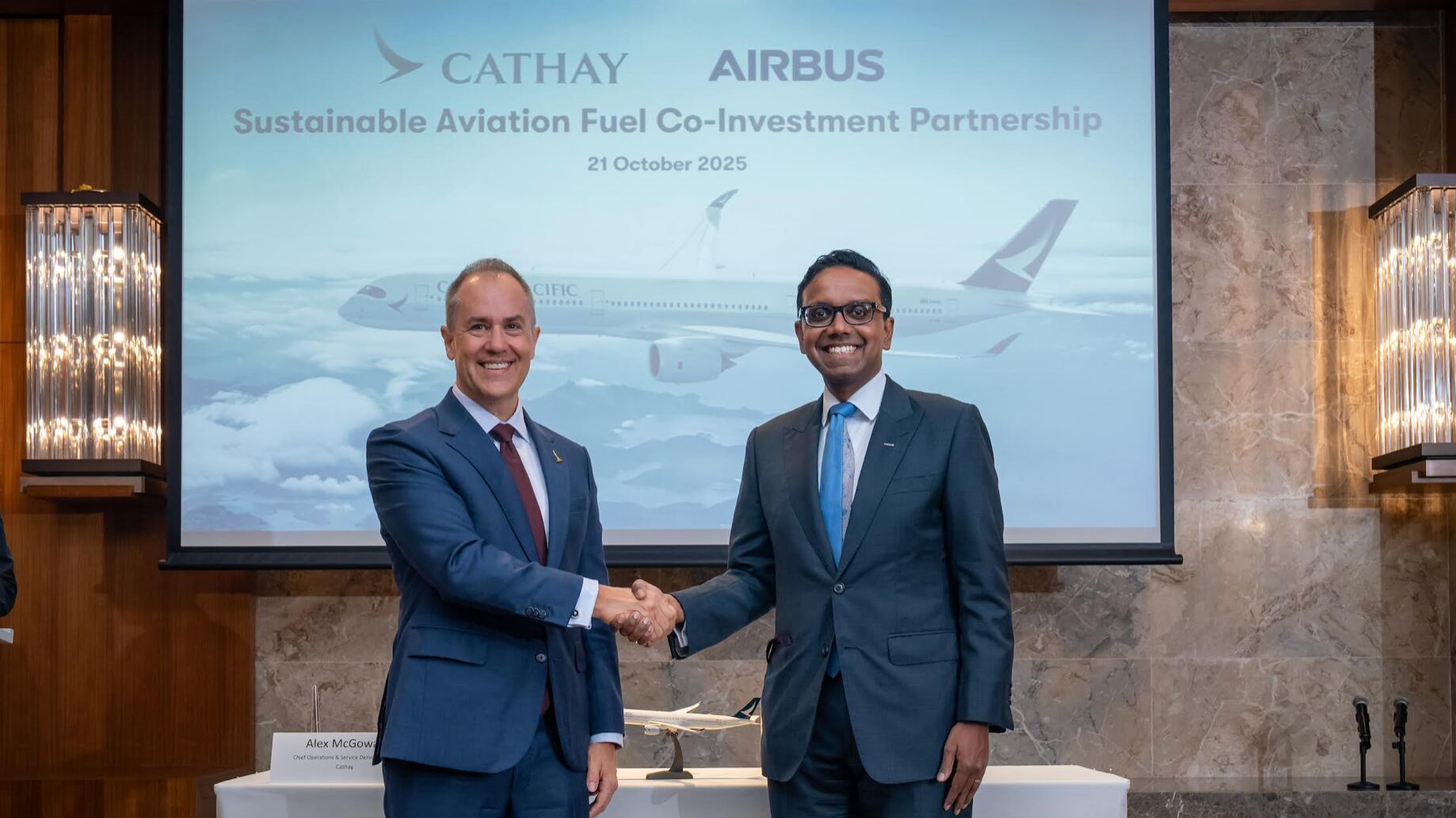 Airbus y Cathay se unen para la producción de SAF