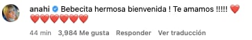 Anahí reacciona a maternidad de Maite Perroni