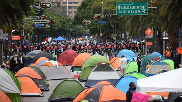 Campamento contra AMLO