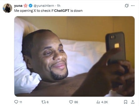 Memes porque ChatGPT dejó de funcionar