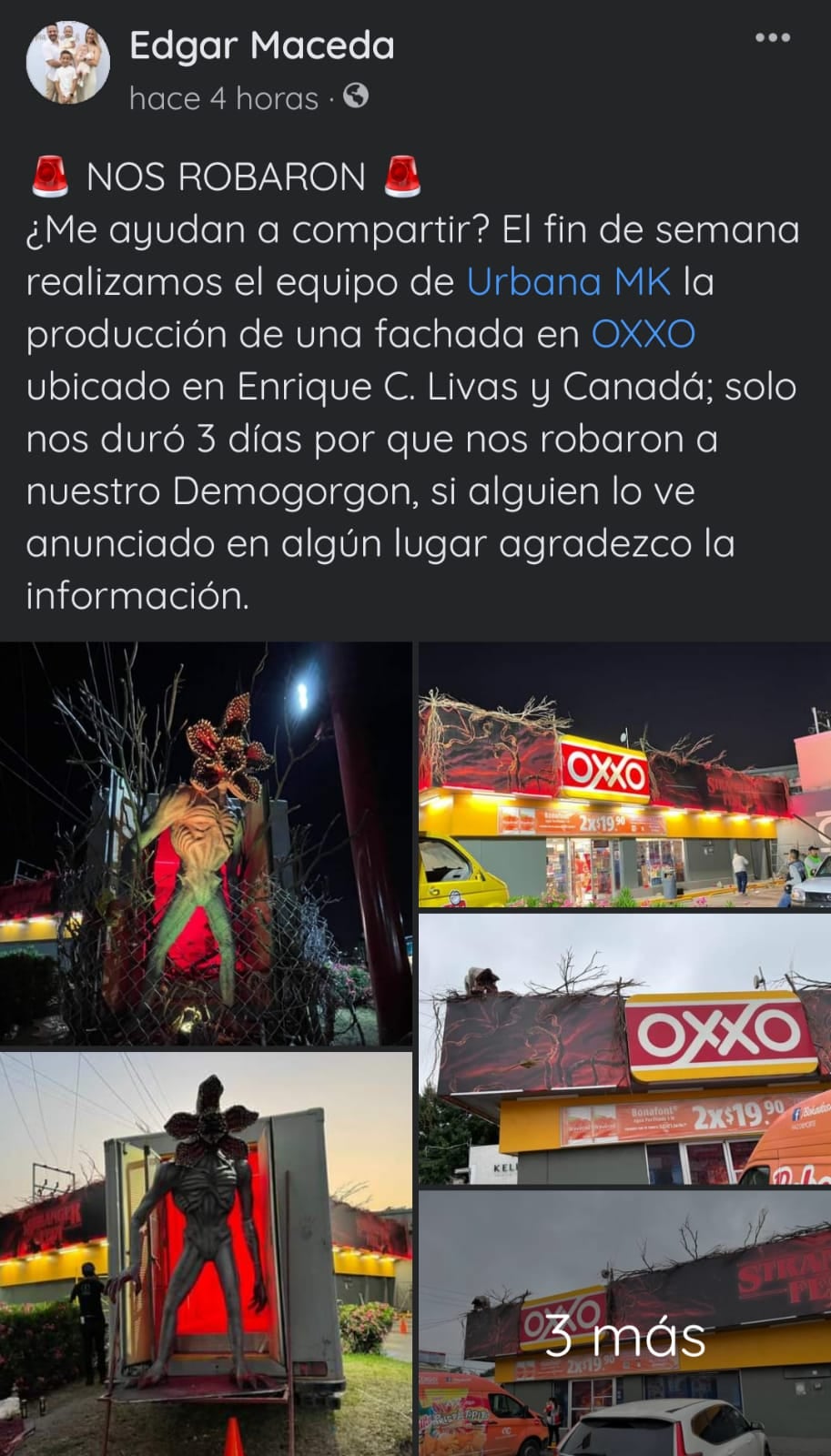 Se roban Demogorgon en Monterrey