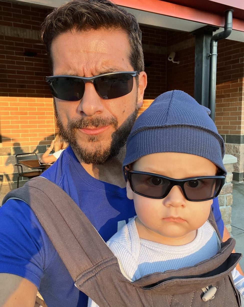 Paulo Quevedo y su hijo