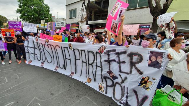 Protesta por justicia para Fer y Polly