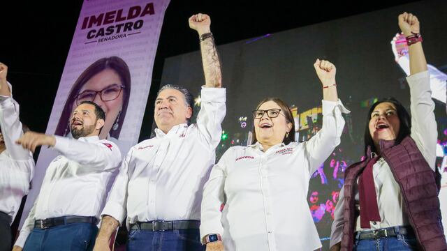 Imelda Castro y Enrique Inzunza arrancan campaña por el Senado