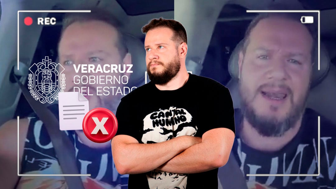 Diego Ruzzarin niega contrato directo con el Gobierno de Veracruz por su conferencia