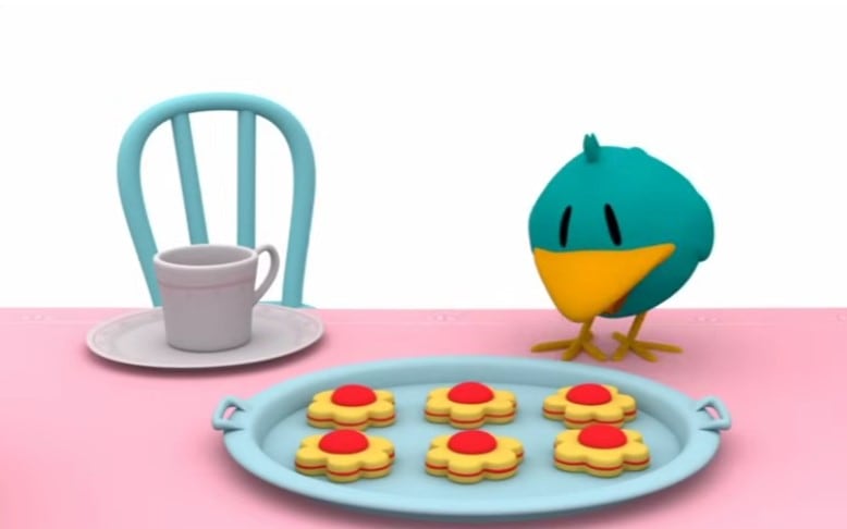 Las galletas de Elly, la amiga de Pocoyó