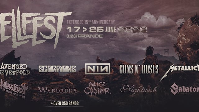 Anuncian cartelera del Hellfest 2022