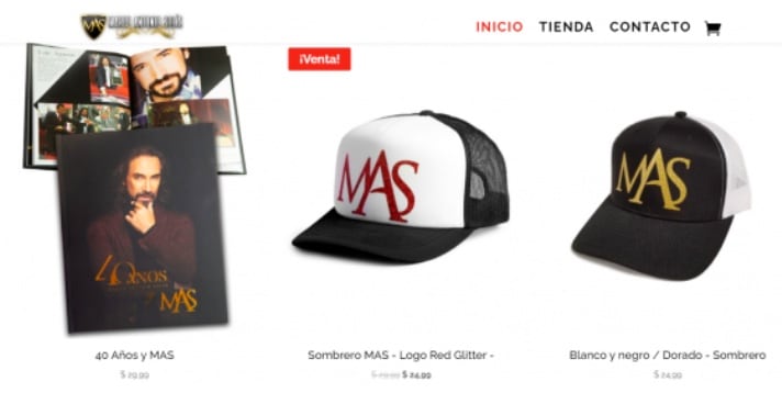 Productos de Marco Antonio Solís
