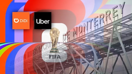 Aeropuerto de Monterrey permitiría Uber y Didi para el Mundial 2026
