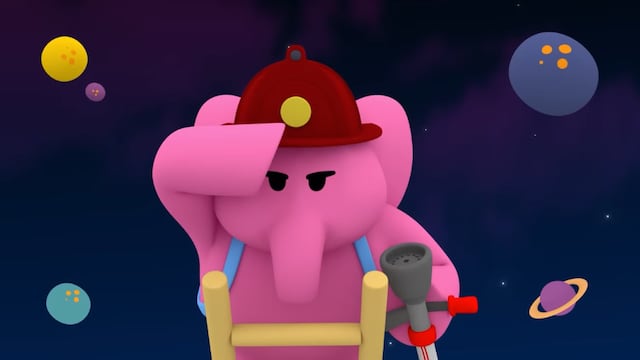 Pocoyó por el Día del Bombero Voluntario