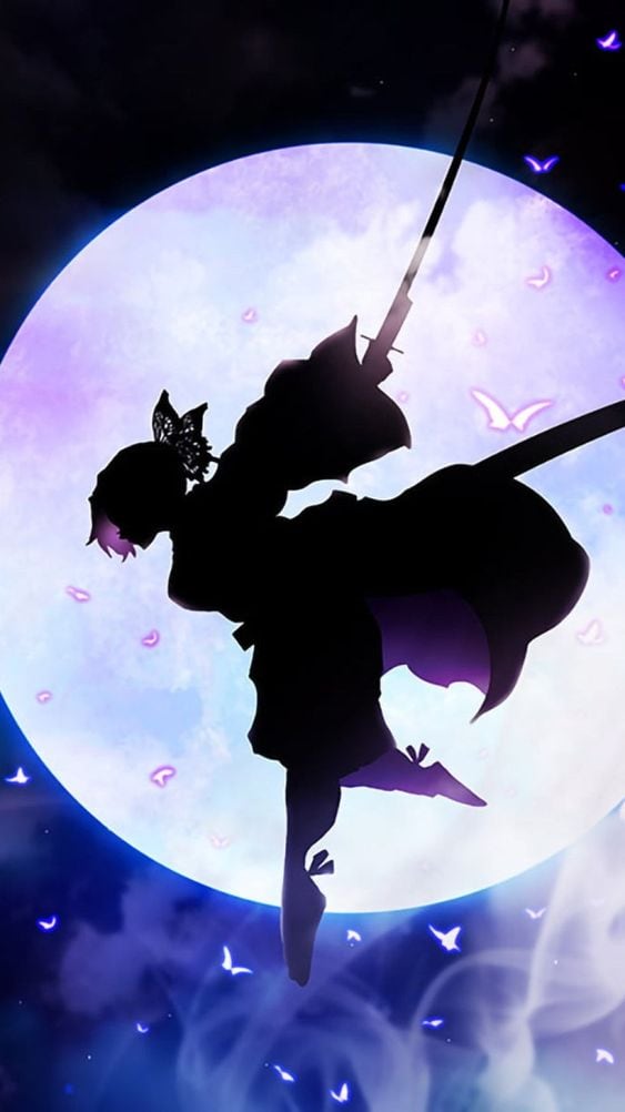 Fondo de Shinobu Kocho de Demon Slayer:Kimetsu no Yaiba