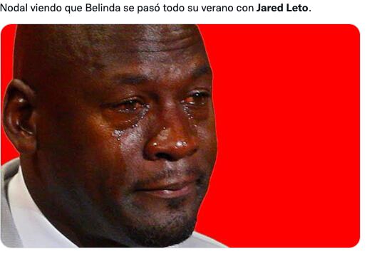 memes de Jared Leto y Belinda