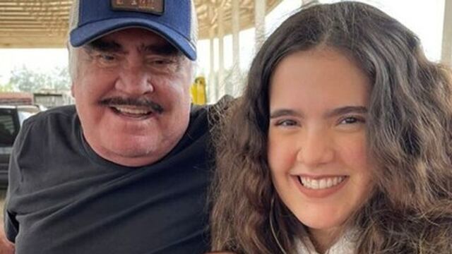 Vicente Fernández y Camila Fernández
