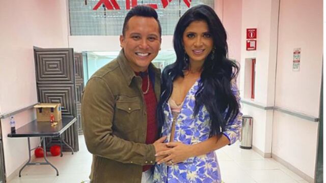 Kimberly Flores y Edwin Luna
