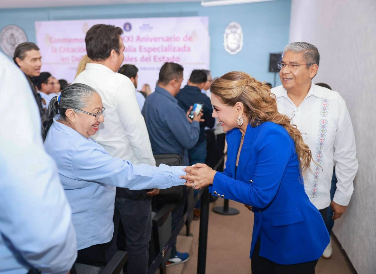Evelyn Salgado en aniversario de la Fiscalía de Delitos Electorales