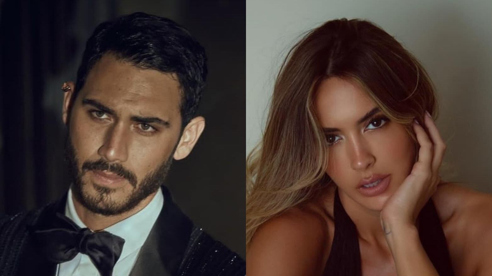 Alejandro Speitzer y Shannon de Lima posan como pareja en los Premios Platino