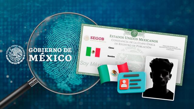 CURP será identificación oficial con fotografía y huellas dactilares